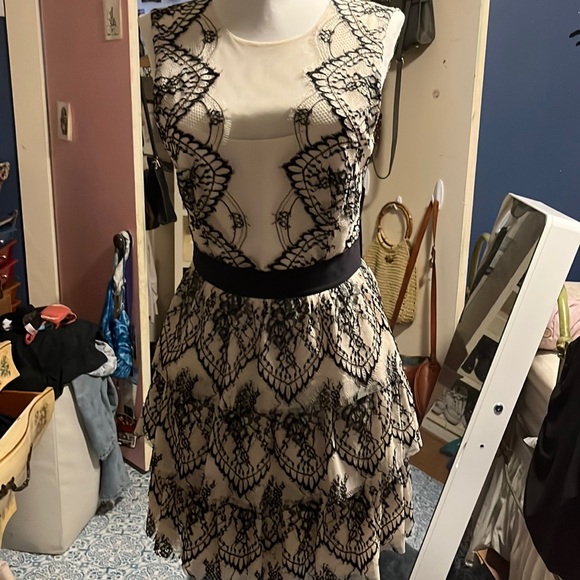 BCBGMaxAzria | Dresses | Black White Bcbg Dress | Poshmark